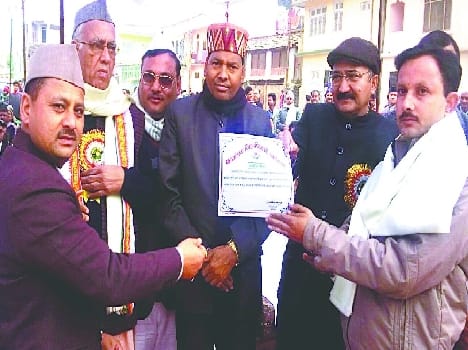 Honored for excellent performance